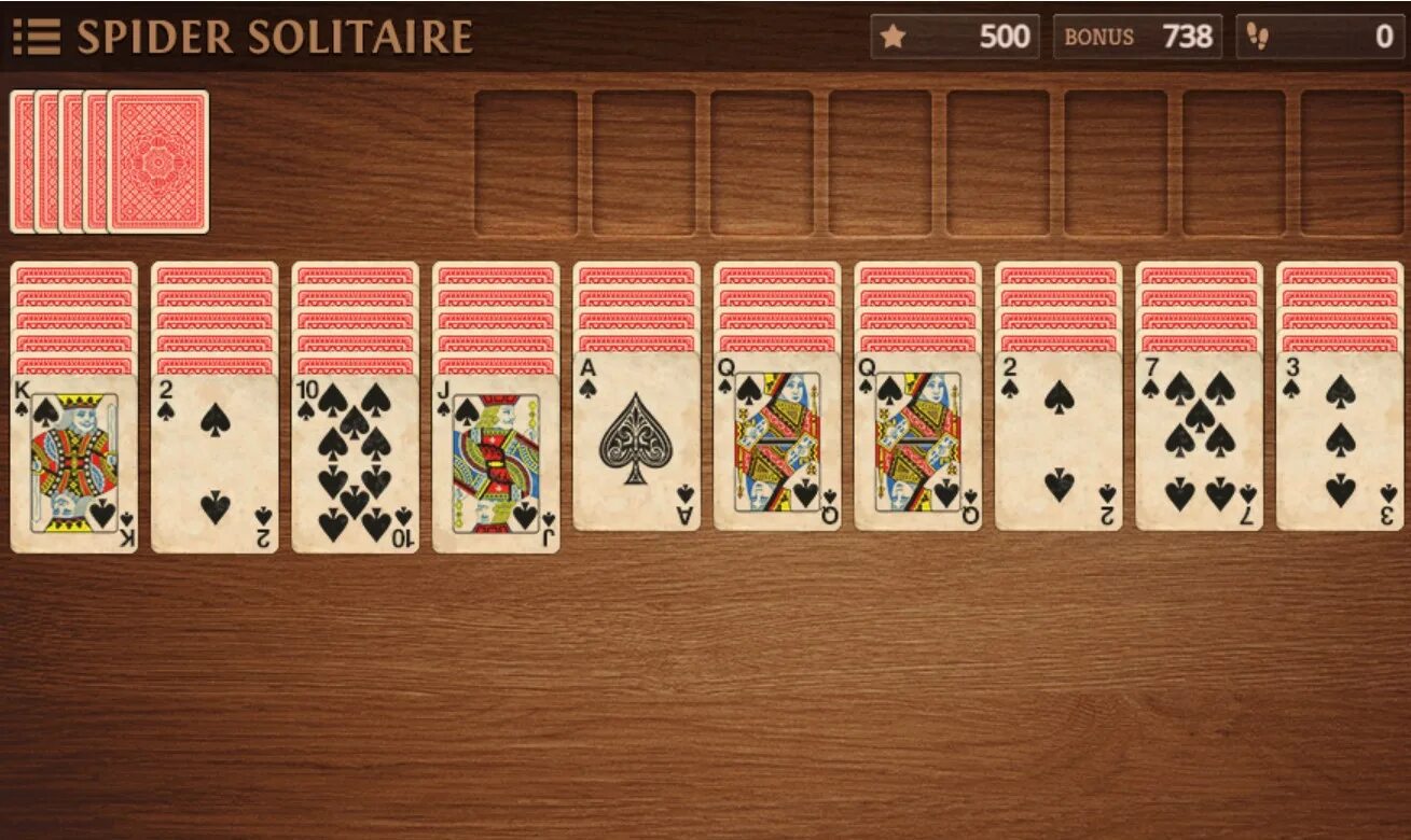 Пасьянс «паук» (1, 2, 4 масти). Пасьянс паук 1 масть. Игра Spider Solitaire. Классический пасьянс паук. Игра паук 1 масть русский