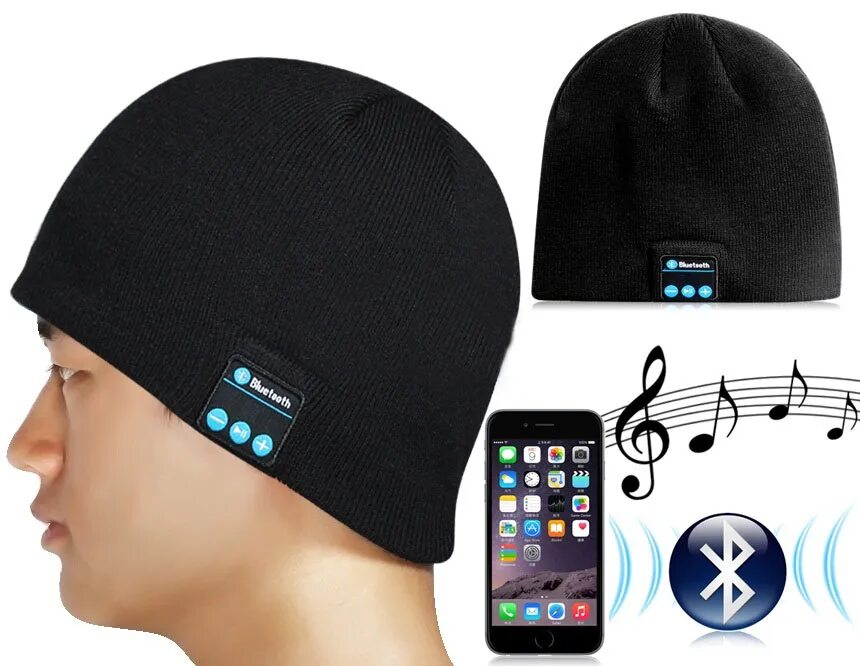 Шапка с наушниками bluetooth. Шапка с наушниками bluetooth