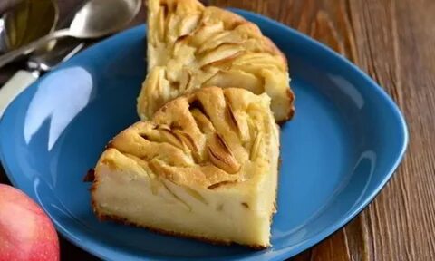 Шарлотка с маслом сливочным