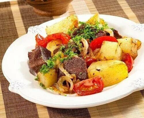 Вторые блюда с овощами и мясом