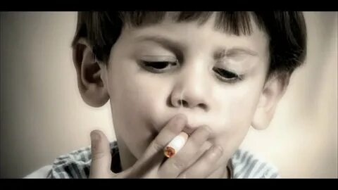Little baby smoking