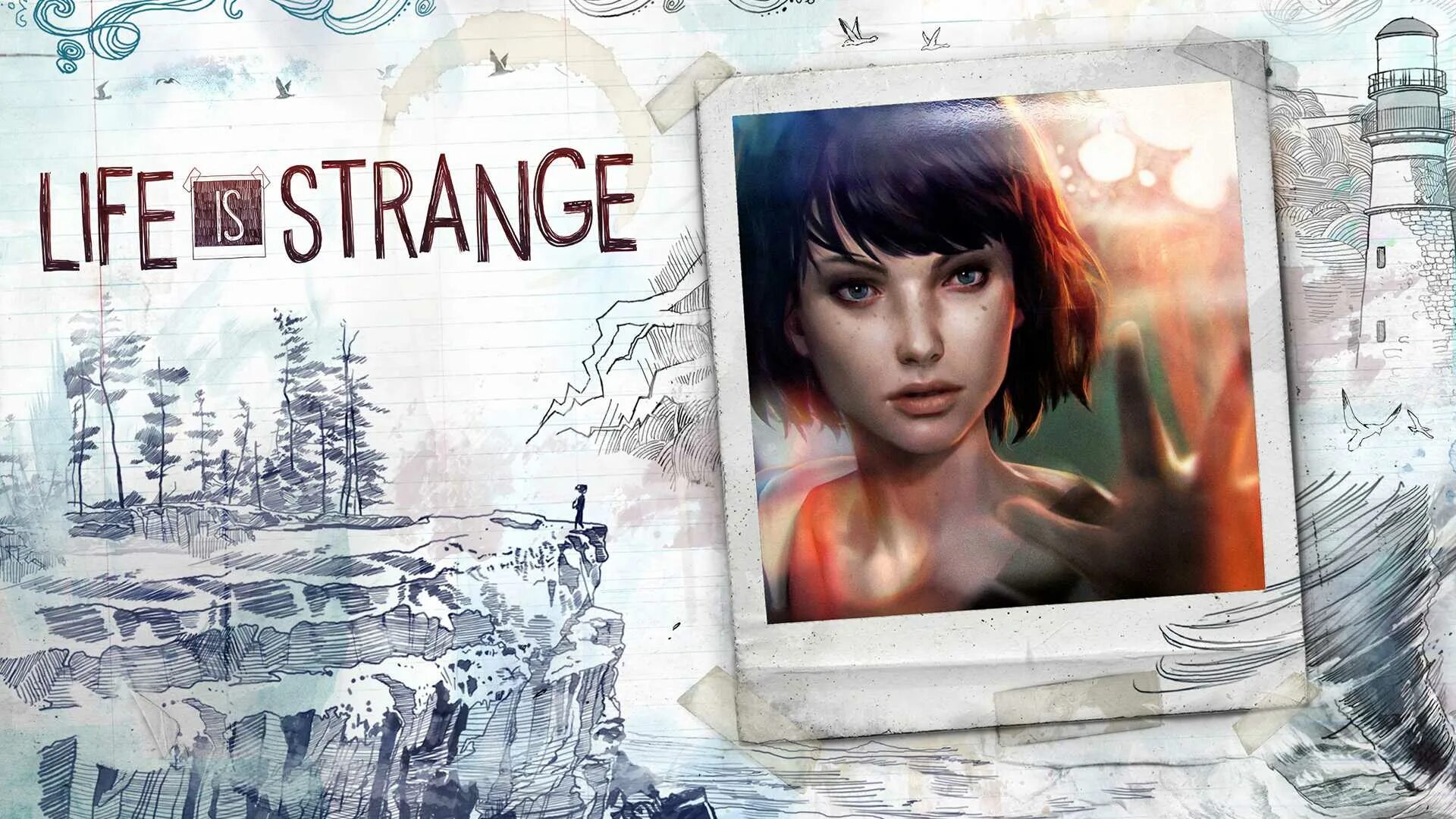 Эта странная жизнь читать. Life is Strange. Энциклопедия Life is Strange. Лайф Стрендж игра. Life is Strange логотип.