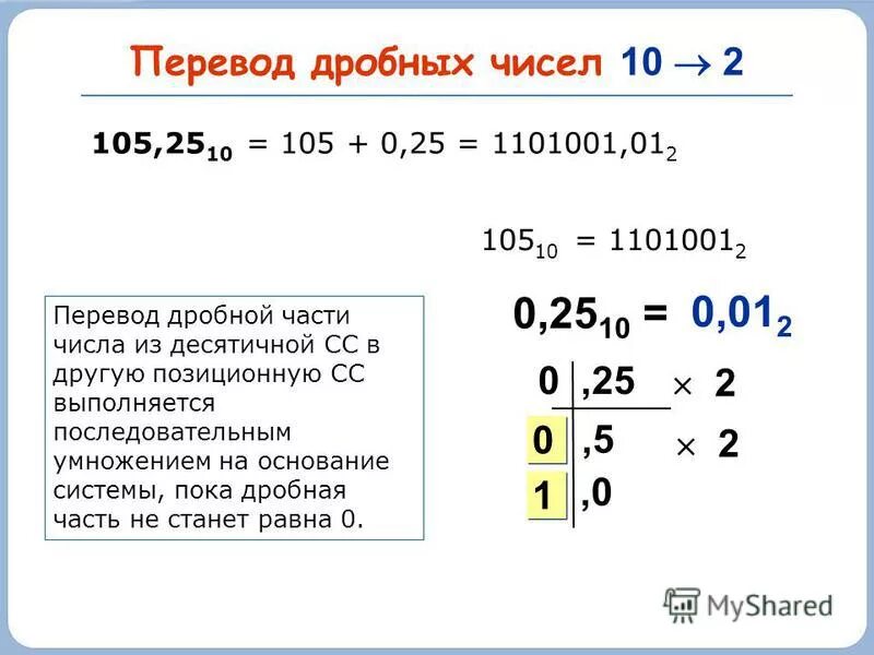 Как перевести дробь в десятичную 5 класс