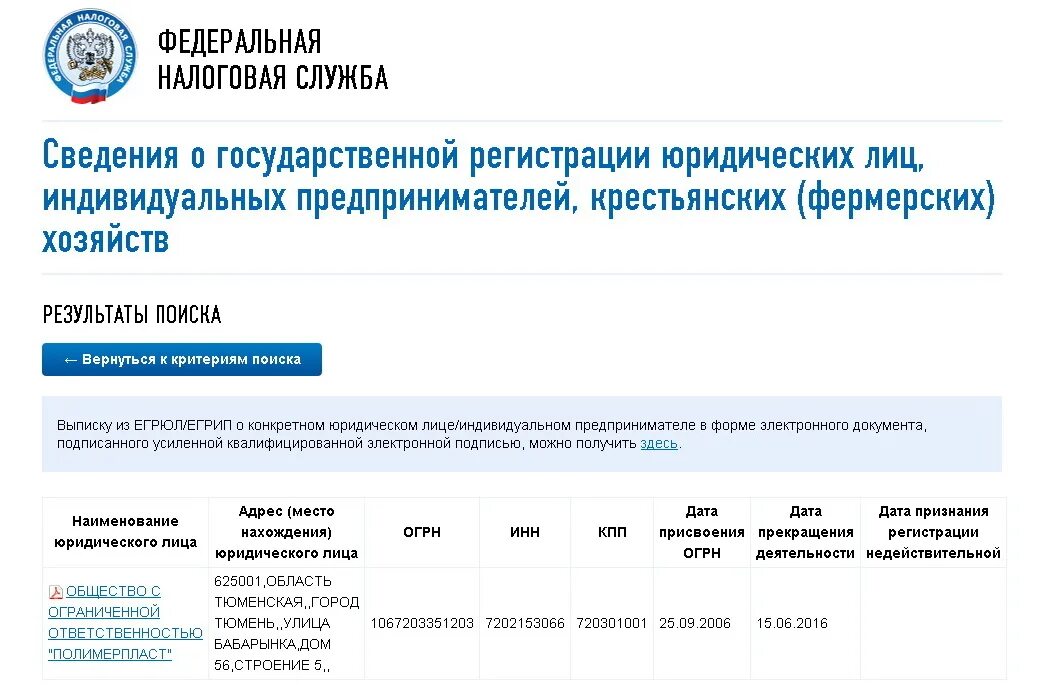 Сайт федеральной службы информации