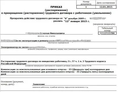 Выплаты за неиспользованный отпуск без увольнения