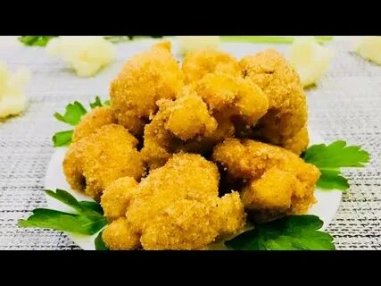 Цветная капуста в кляре в панировочных