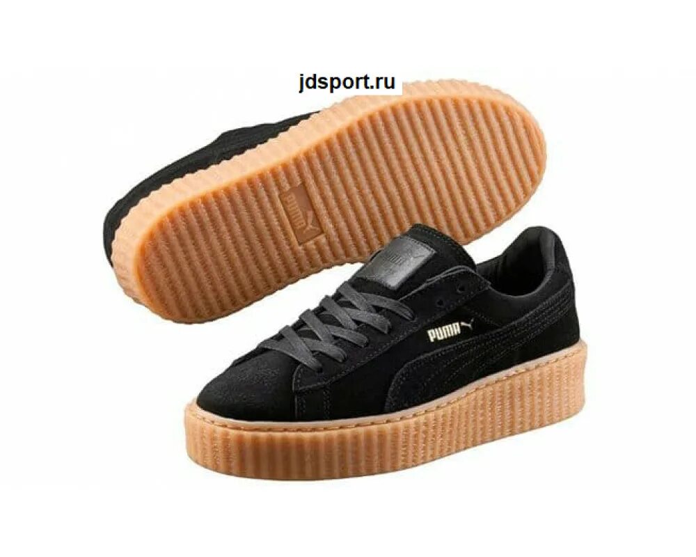 Кроссовки Rihanna Puma Creeper. Кроссовки Puma Suede Creepers. Кеды Пума Рианна. Puma Suede Creepers мужские. Puma подошва