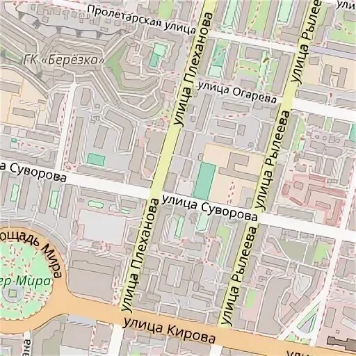 Калуга кирова карта