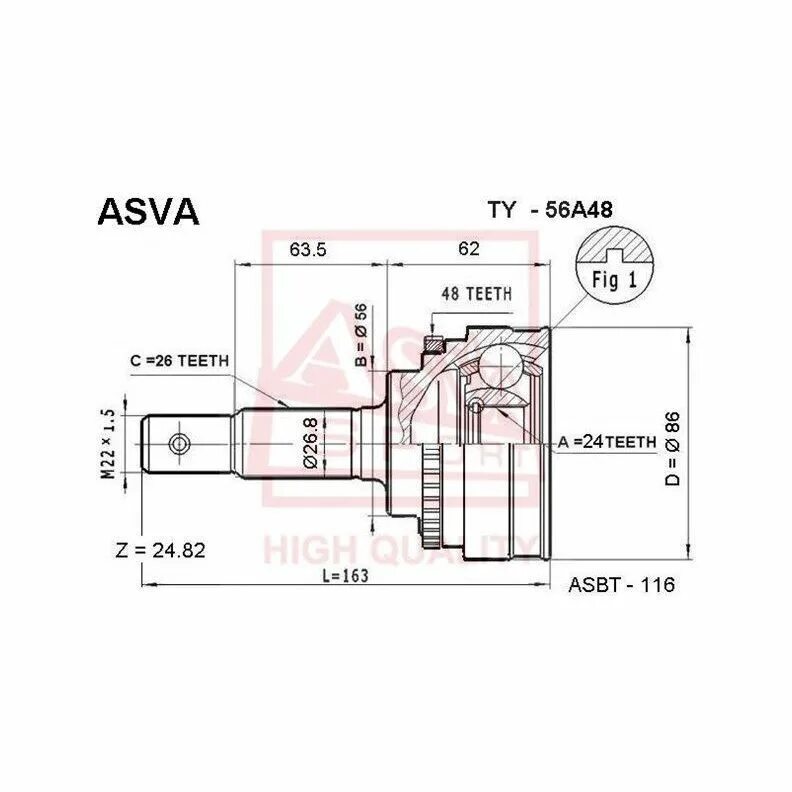 56 28 26. Шрус ASVA ty-35a48. ASVA ty910a48 шрус внешний. Шрус ASVA PG-364a48. Шрус ASVA внешний, арт. Ty-06.