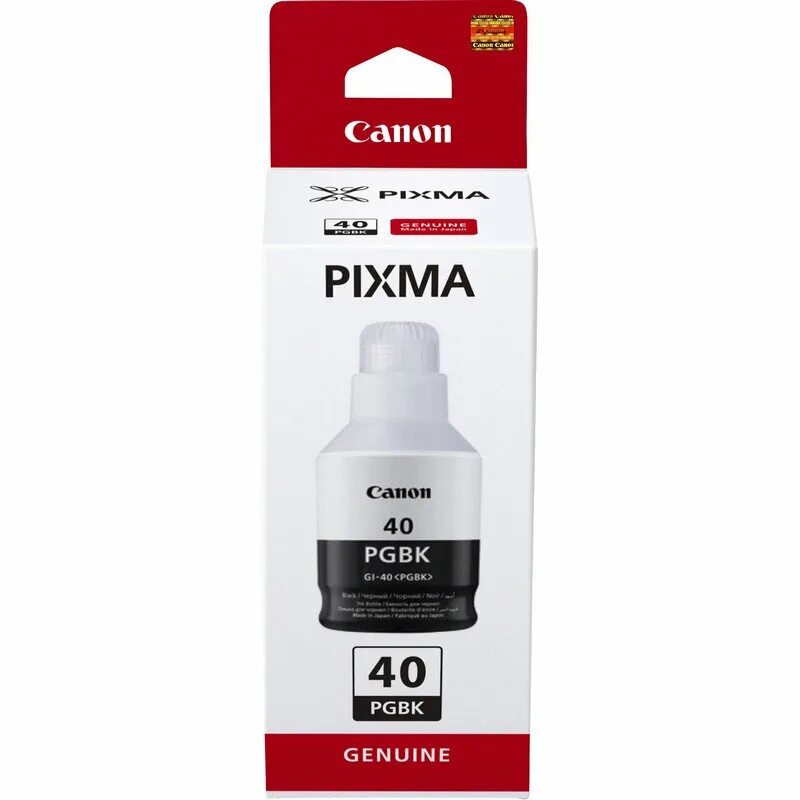 Canon pixma 40. Оригинальные чернила для Canon PIXMA g5040. Canon PIXMA g6040. Gi 40 чернила. Canon gi-40bk Black 3385c001.