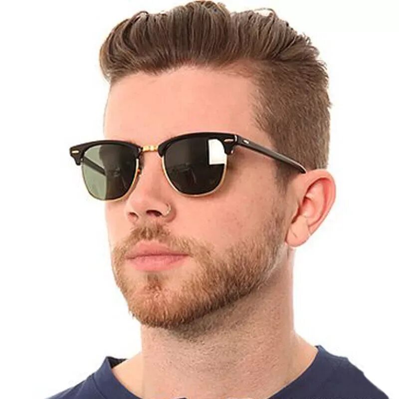 Классические солнцезащитные очки мужские. Очки ray ban clubmaster. Очки ray ban clubmaster RB 3016. Очки ray ban Клабмастер. Ray ban clubmaster мужские солнцезащитные.