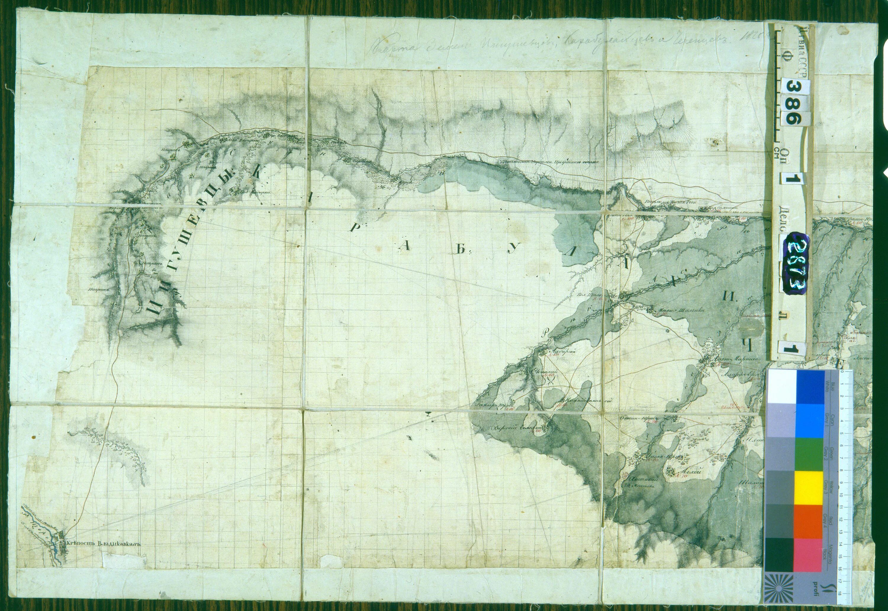 Filled map