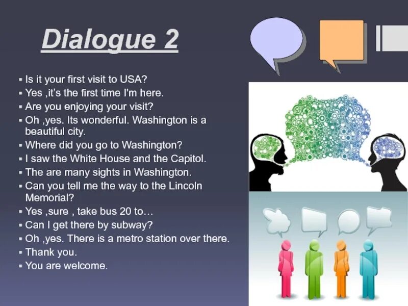 What is the dialogue. Here you are диалог. about dialogue. dialogues. sightseeing dialogue.