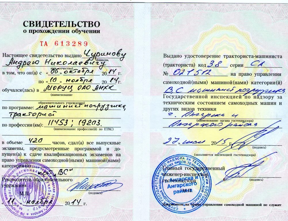 Свидетельство о обучении тракториста. Свидетельство о обучении тракториста. Свидетельство о обучении тракториста. Документ о прохождении обучения на тракториста-машиниста. Свидетельство о прохождении обучения тракториста-машиниста.