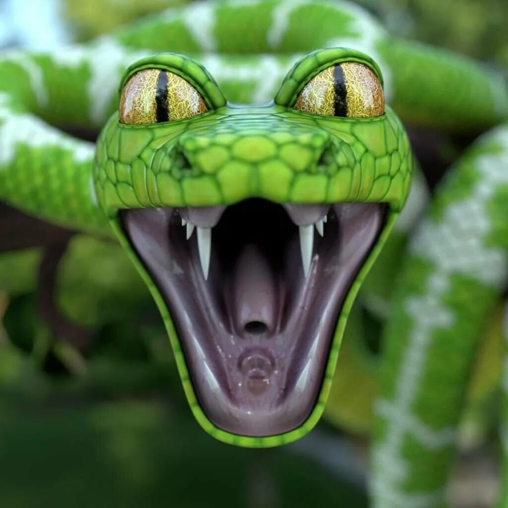 милые змеи с ручками. змея с желтыми глазами. смешная кобра. змея улыбается. змейка с ручками.