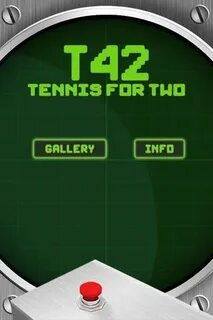 Tennis for two