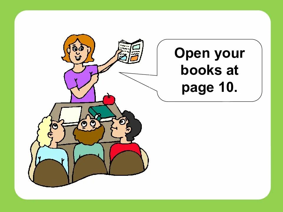 Open your page. Open your books on или at Page. Open the book at Page или on Page. Open your book. Карточки open your books.