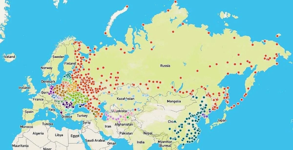 Карта ядерных ударов по СССР 1956. Карта ядерных ударов США по России. Карта ядерных ударов США по СССР. Карта целей ядерных ударов по территории РФ.