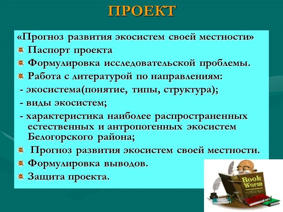 Выявление антропогенных изменений в экосистемах своей местности