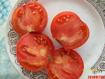 Почему помидоры внутри белые