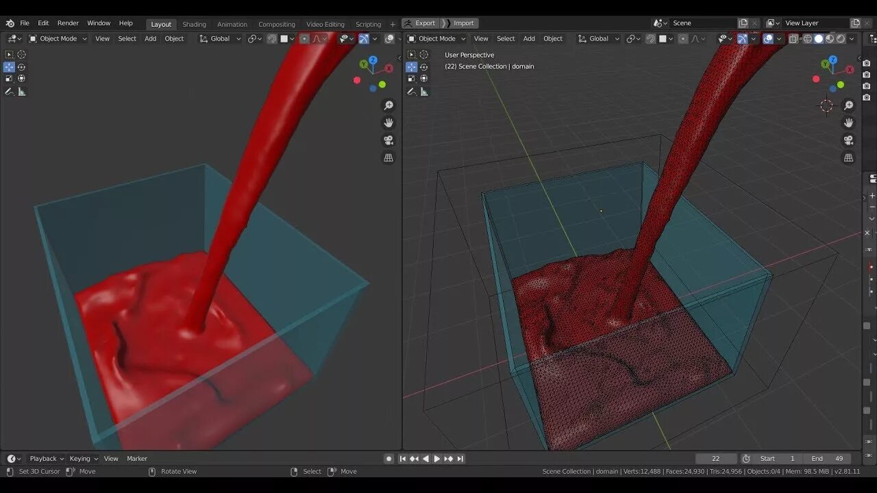 Блендер симуляция. 3д моделирование blender. блендер 3д 2.8. симуляция ткани в blender.