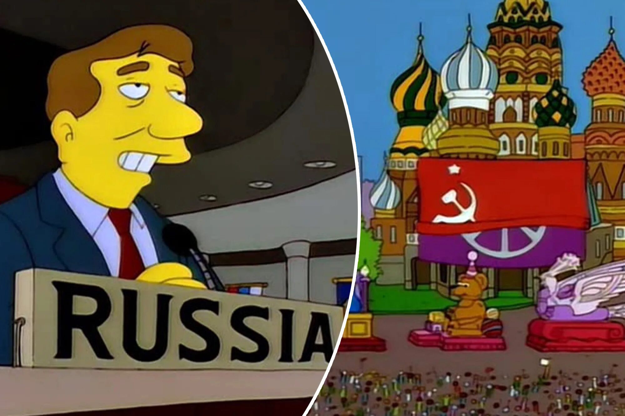 Симпсоны Россия. Симпсоны СССР. Возвращение Simpsons. Симпсоны Украина. Симпсоны предсказания на 2024 год