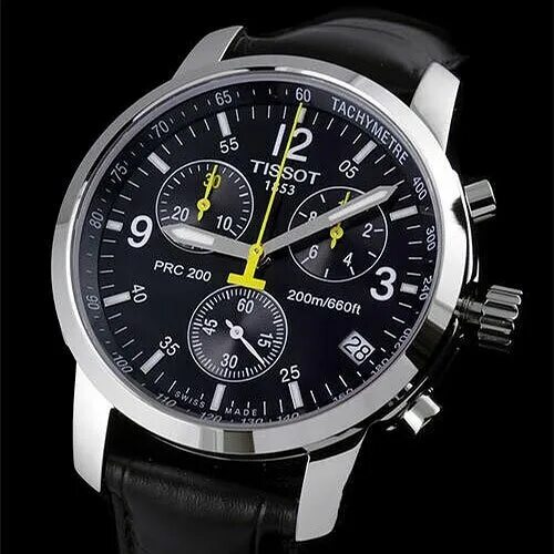 часы с желтой стрелкой. часы жёлтые heimdallr. T17. 1. 11.