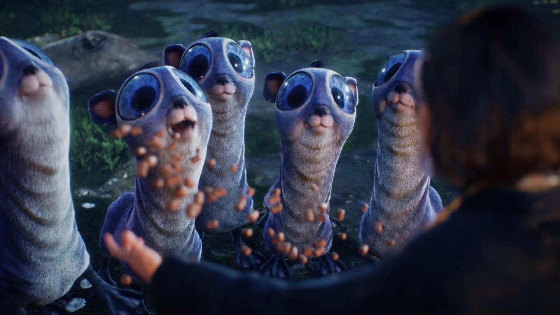 Лунтелята. Mooncalf harry potter. Спасите лунтеленка hogwarts. Хогвартс наследие лунтеленок. Хогвартс легаси картинки лунтелят.