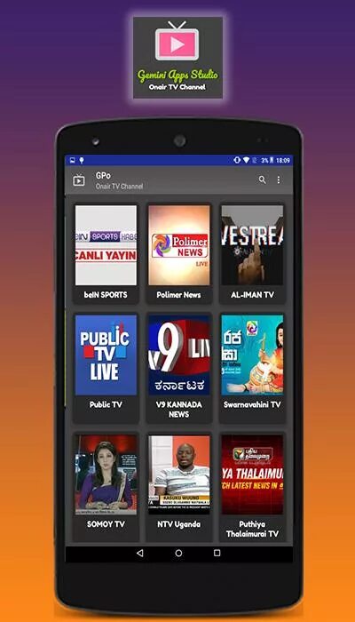 Search for TV APK.