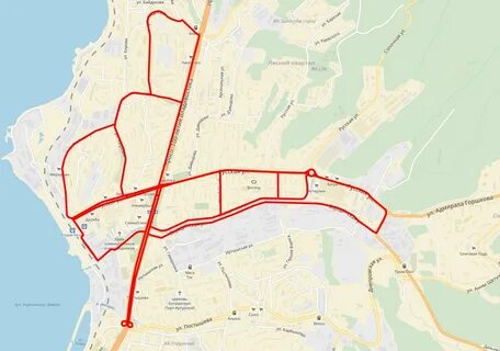 Карта второй речки владивосток