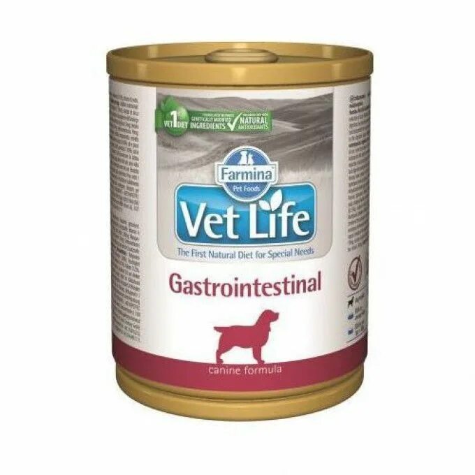 Фармина гастро Интестинал для собак. Vet Life Gastrointestinal корм для собак. Фармина консервы для собак гастро. Фармина гастро Интестинал для собак консервы. Корм фармина для мелких собак купить