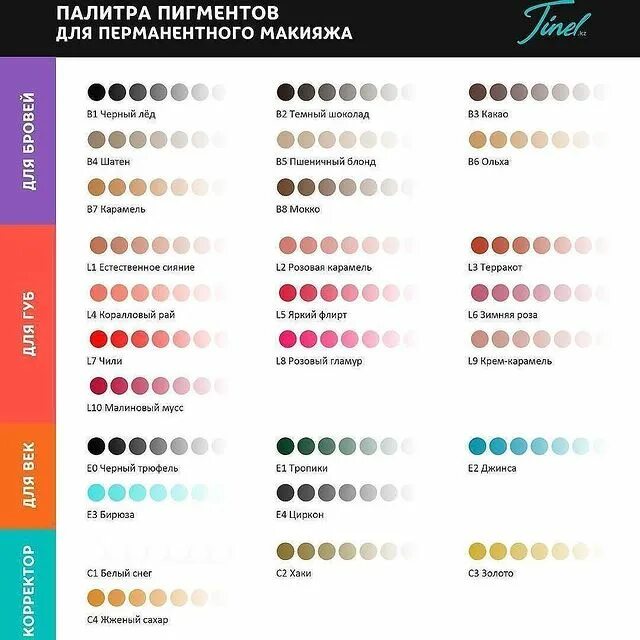 палитра для перманентного макияжа. палитра биотач пигмент биотач. палитра для перманентного макияжа. 6 чувство пигменты для губ палитра. палитра пигментов тинель для бровей.