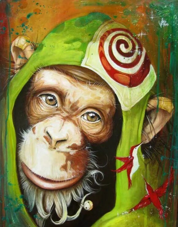 Monkey art