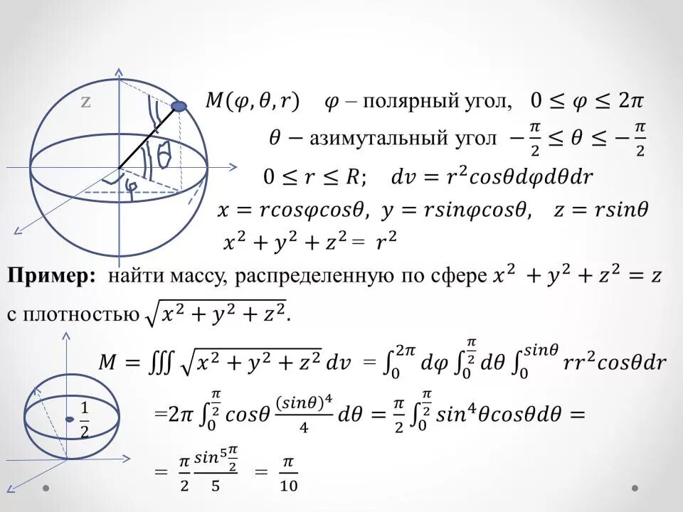 Вычисление площади сферы через интеграл. Сферические координаты в тройном интеграле. Площадь сферы в сферических координатах. Интеграл в астрономии. Интеграл сферы