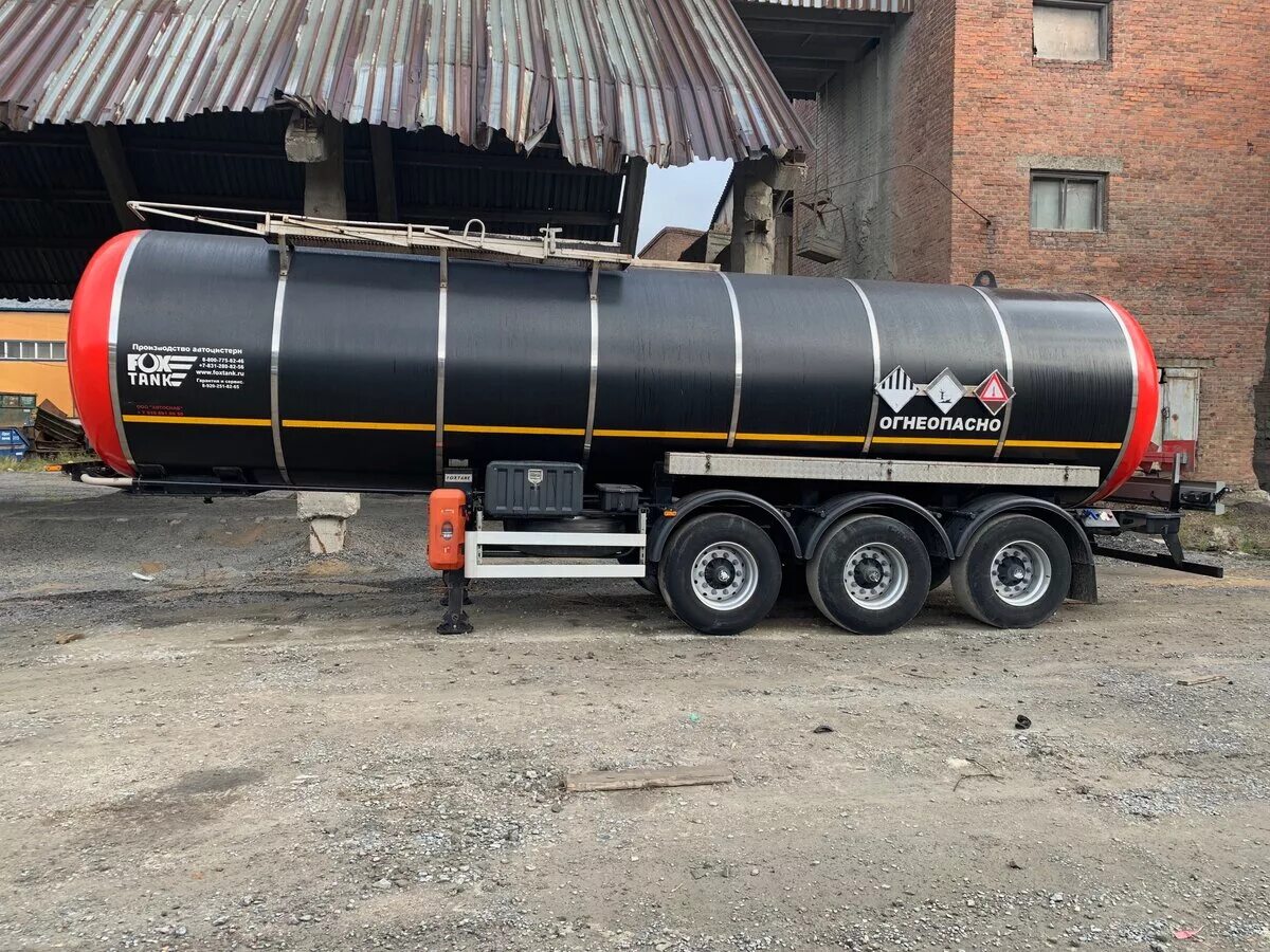 прицеп фокстанк бензовоз. 966611 полуприцеп-цистерна. полуприцеп битумовоз foxtank 966611. цистерны ппц 877721 fox tank 30 m3. фокстанк молоковоз.