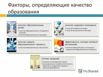 Фактор качества образования