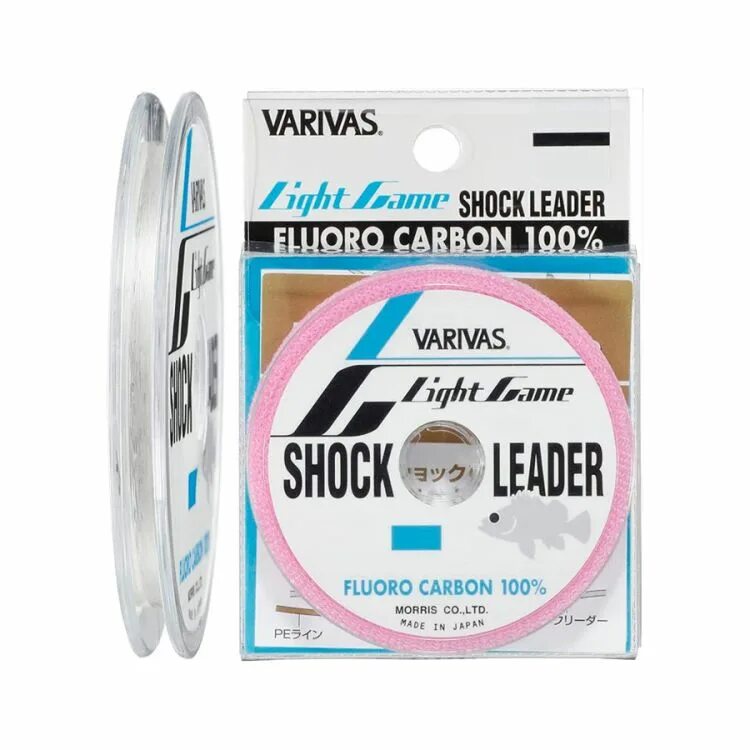 Varivas Shock leader. Varivas Light game Shock leader fluoro #2. Varivas Light game Shock leader ti fluoro Carbon 30м #0,6. Varivas light game