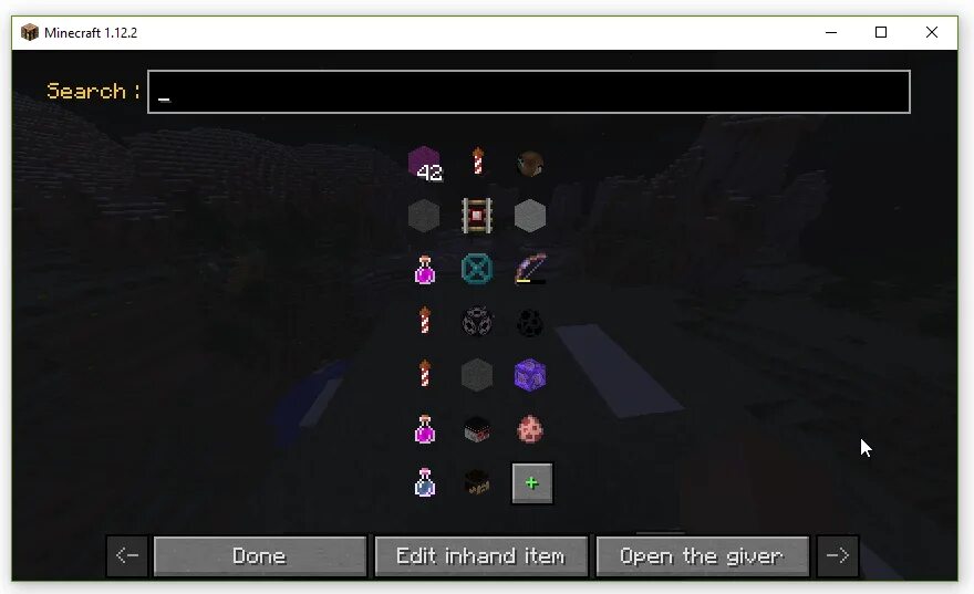 Infinity item 1.12 2