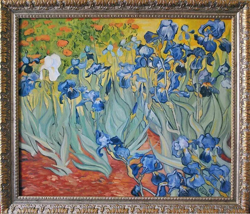 Тюльпан винсент ван гог. Картина по номерам ирисы ван гога. Ван гог ирисы оригинал. Ван гог ирисы оригинал. Винсент ван гог ирисы 1889.