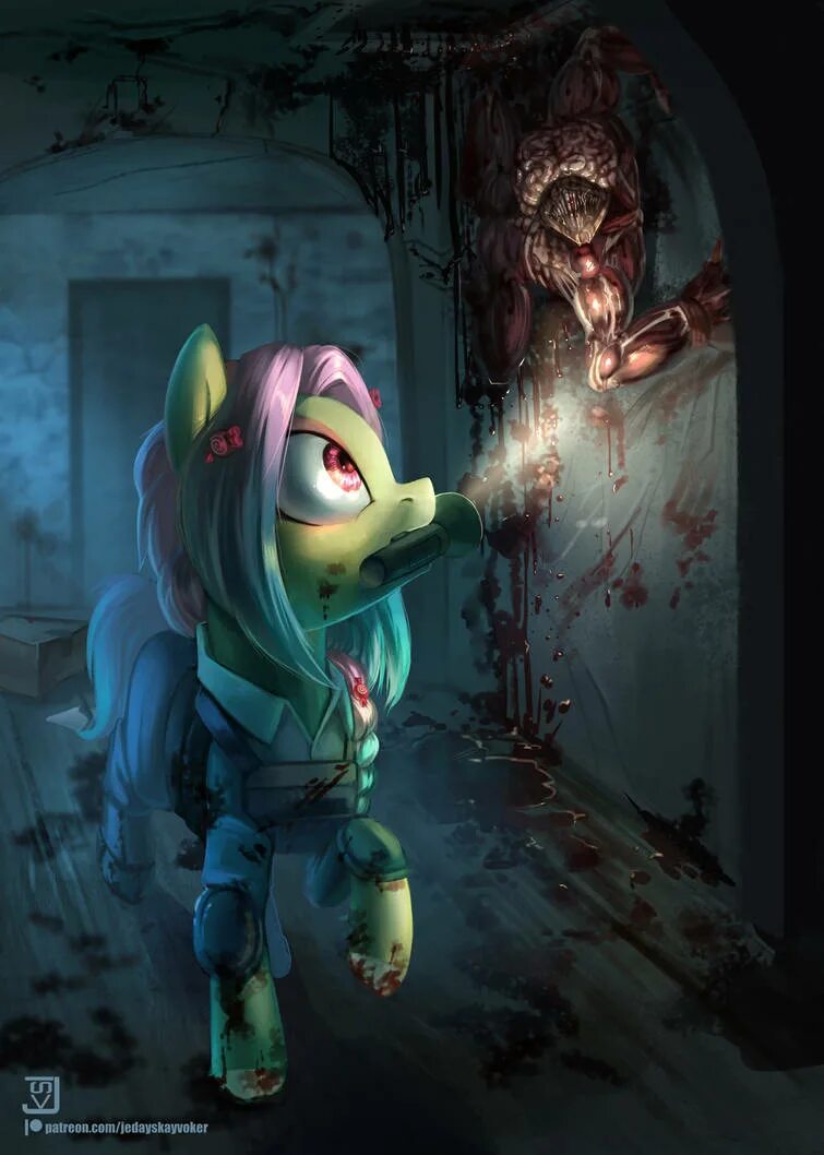 Флаттершай фоллаут Эквестрия. Fallout Equestria Флаттершай.