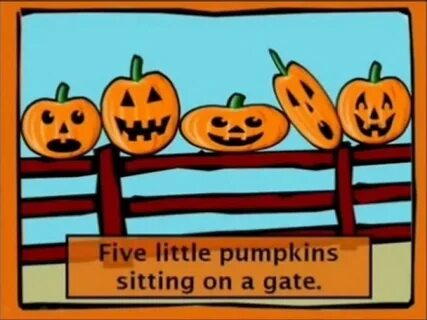 Five little pumpkins