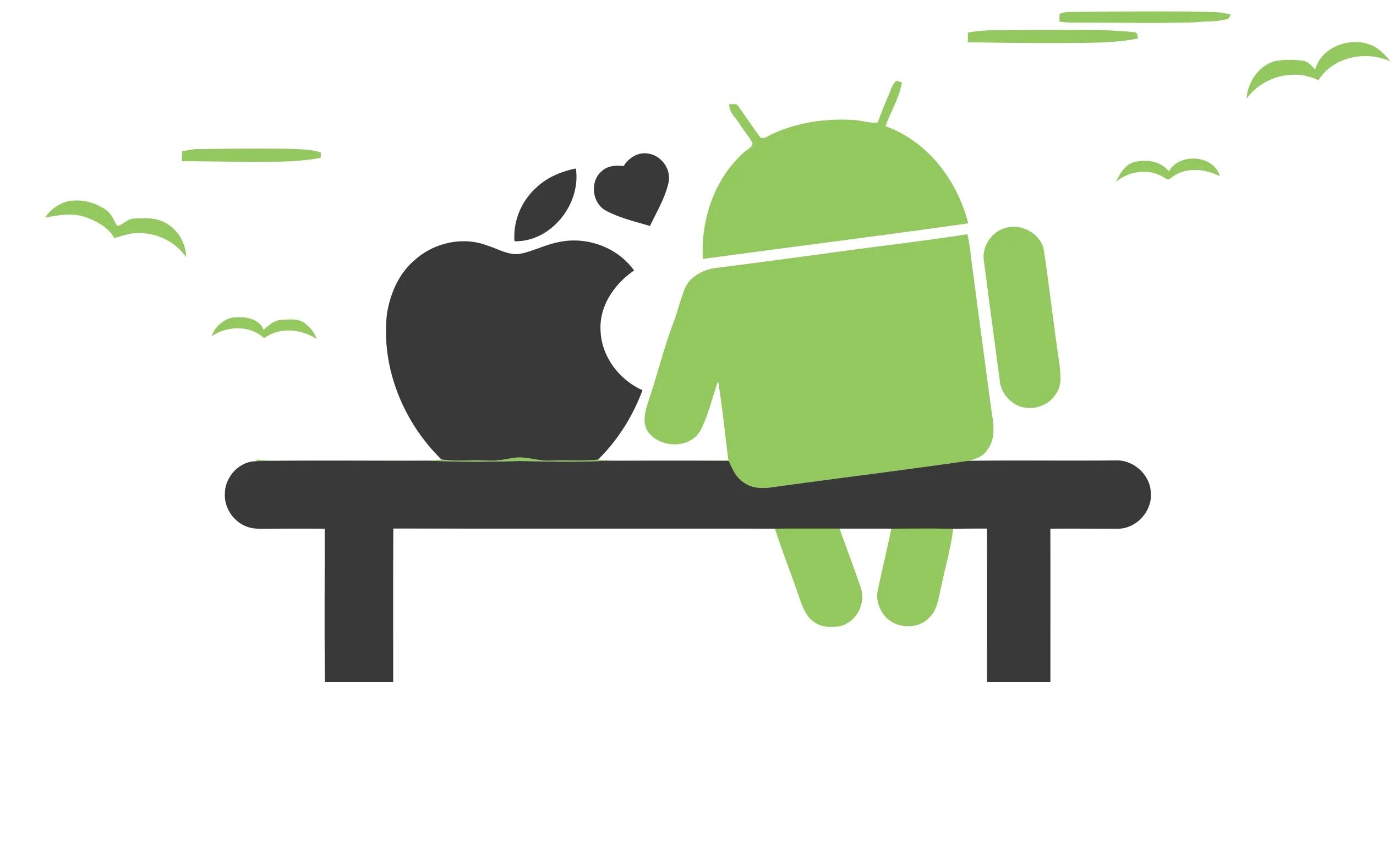 Android plus. Ios android. андроид и эпл. значок андроид и apple. логотип apple android.