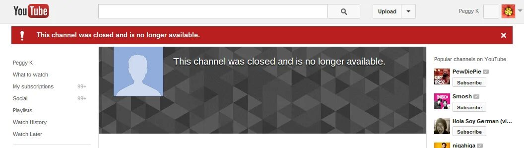 Channel is closed. This channel is not available youtube. This channel is no longer available. Youtube Suspension Warning to Video channel. Longer available in your