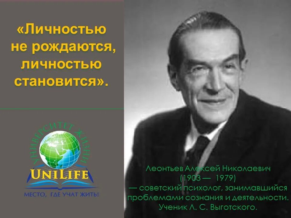 Человеком рождаешься личностью становишься. Леонтьев личностью не рождаются личностью становятся. Леонтьев а н психолог. Личностью становятся Леонтьев.