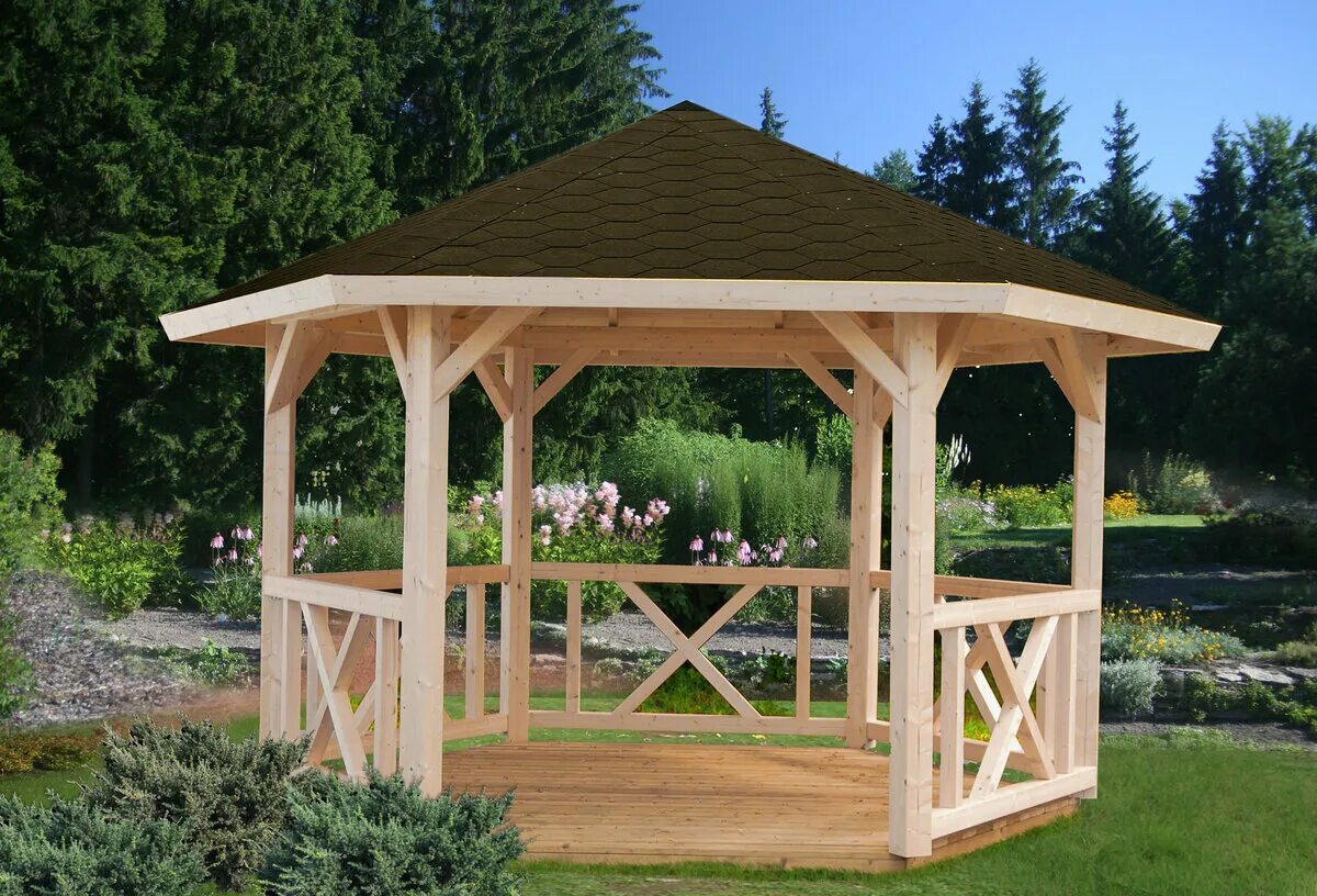 Деревянные беседки 3м*4м. Wooden Gazebo беседки. Шестигранная беседка пикник 10. Шестигранная беседка БШ-10. Беседки ленинградская область