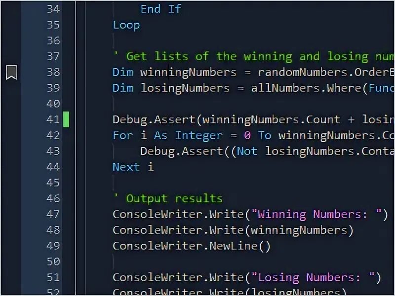 Debug assert