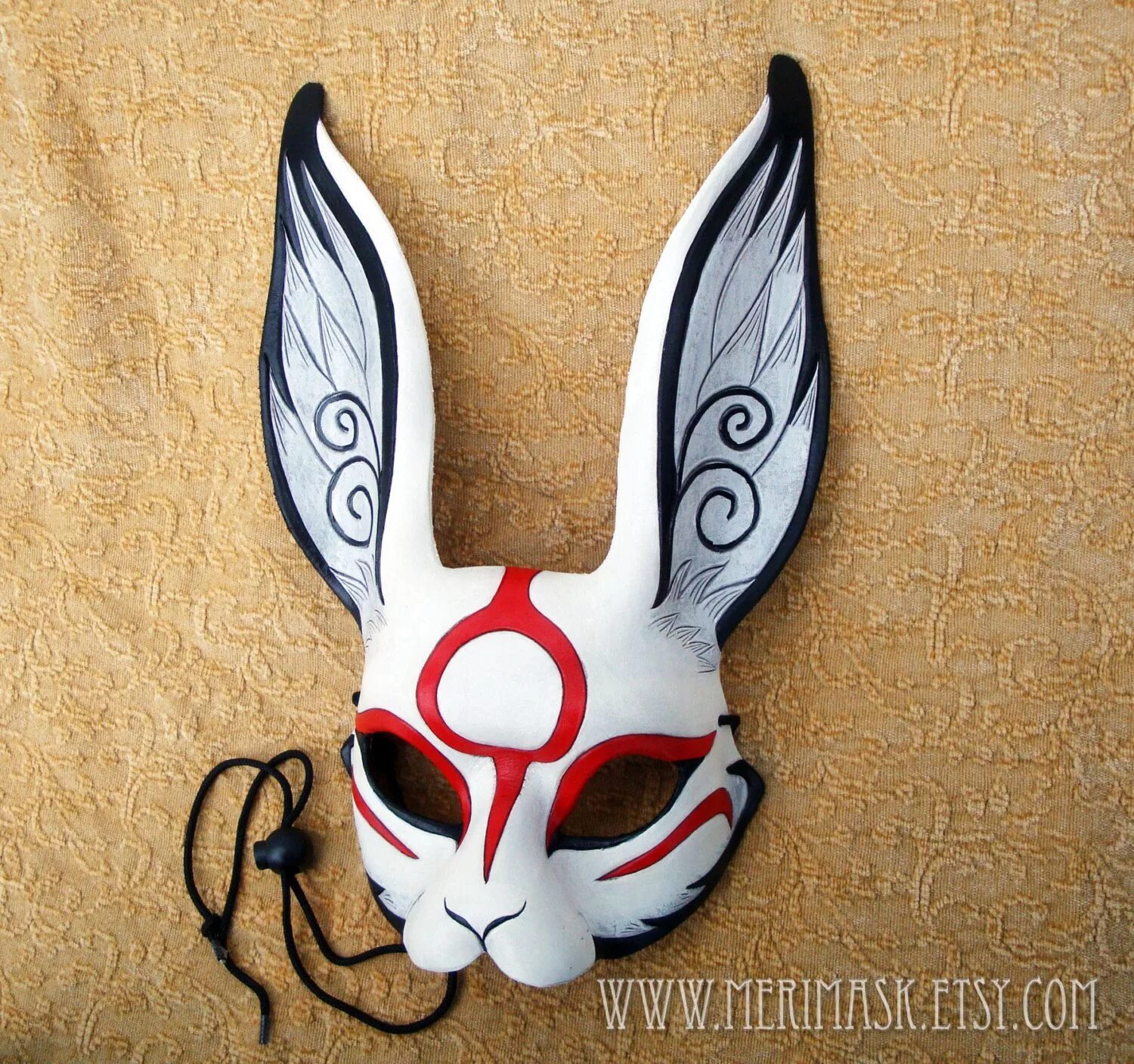 Папье маше маска Кицунэ. Маска Кицунэ кролика. Японская маска лисы Кицунэ. Маска Кицунэ Анбу.