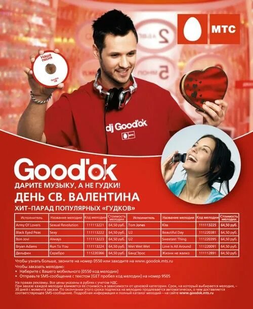 Подарить музыку на телефон. МТС good'ok. МТС 2005 год. Logo МТС good ok. Гудки телефона.