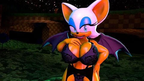 saygoodbye-sfm, rouge the bat, sonic (series), 3d, source filmmaker, bra, b...