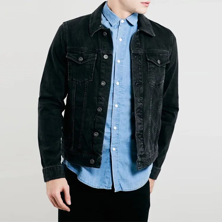 Купить джинсовую черную мужские. Topman Denim Jacket. Черная джинсовая куртка мужская ZYX. Western Jacket 1908 джинсовка черная. LTB куртка джинсовая мужская черная.